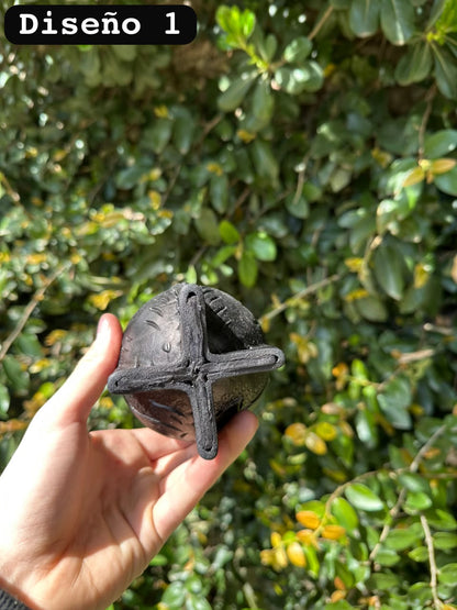 Mate Imperial Repujado Virola de Alpaca Negro
